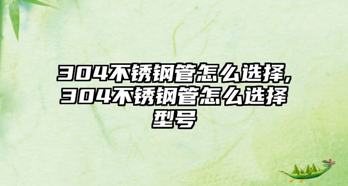 304不銹鋼管怎么選擇,304不銹鋼管怎么選擇型號