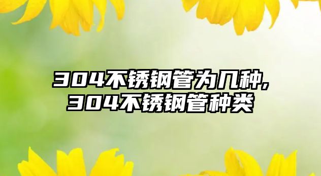 304不銹鋼管為幾種,304不銹鋼管種類