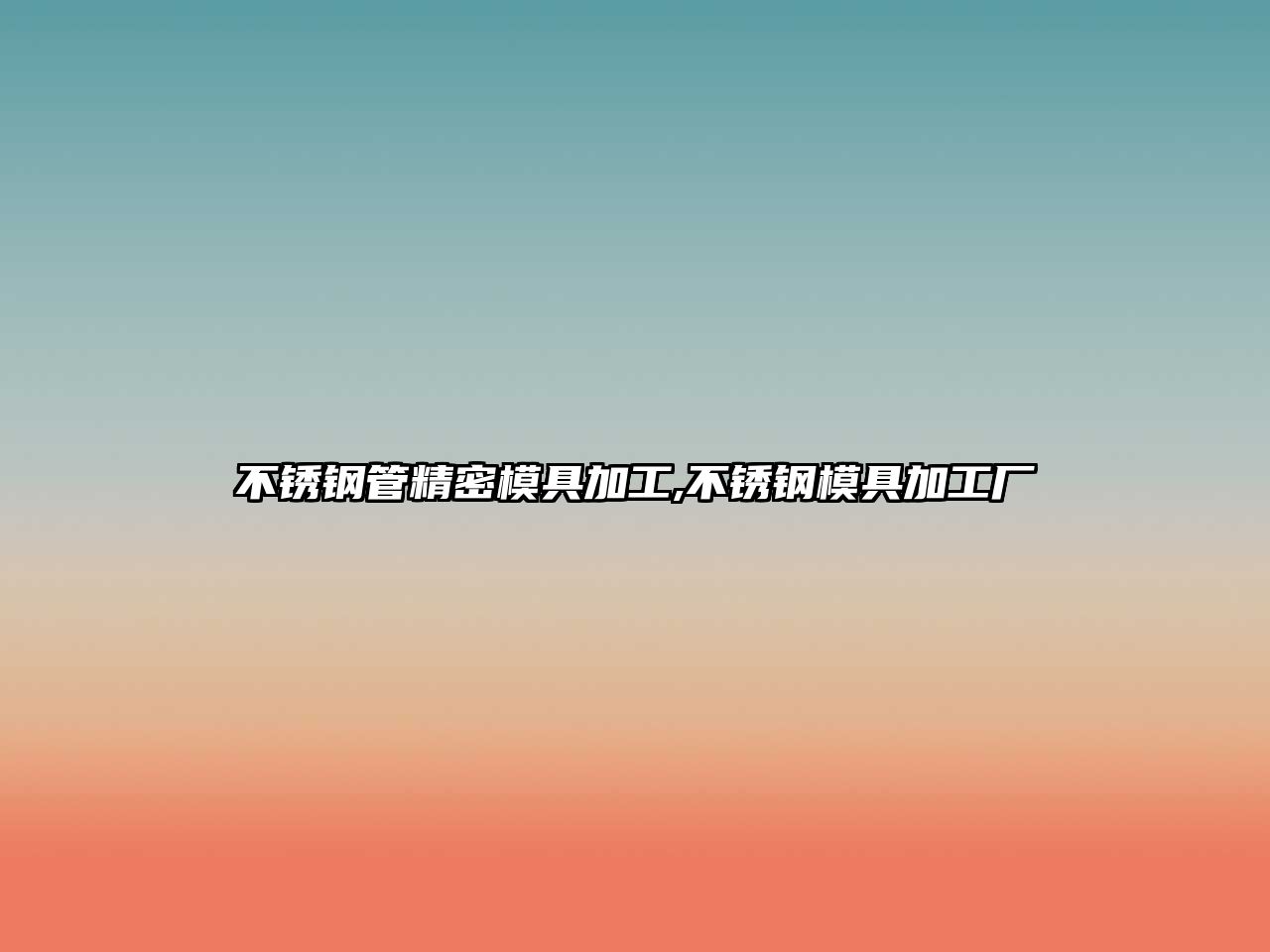 不銹鋼管精密模具加工,不銹鋼模具加工廠